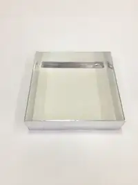 20x20x5 Gümüş Altı Kartonlu Asetat Kutu - Görsel 2
