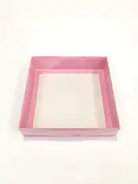 20x20x5 Pembe Altı Kartonlu Asetat Kutu - Görsel 2