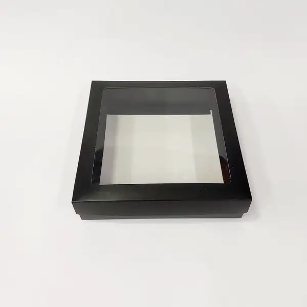 20x20x5 Pencereli Siyah Kutu