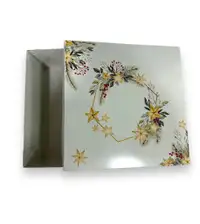 25x25x12 Beyaz Yılbaşı Kutusu - Görsel 2