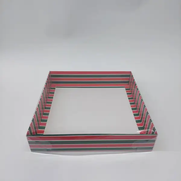 25x25x5 Yılbaşı Desenli Kutu