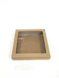 25x25x5 Pencereli Kraft Kutu - Görsel 2
