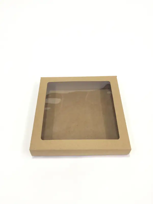 25x25x5 Pencereli Kraft Kutu