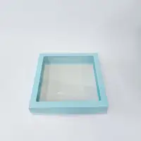 25x25x5 Pencereli Mavi Kutu - Görsel 1