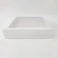 25x25x5 Pencereli Beyaz Kutu - Görsel 1