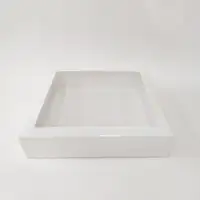 25x25x5 Pencereli Beyaz Kutu - Görsel 2