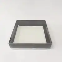25x25x5 Siyah Altı Kartonlu Asetat Kutu - Görsel 1