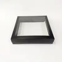 25x25x5 Pencereli Siyah Kutu - Görsel 1