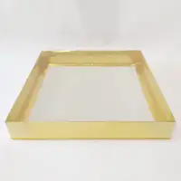 32x32x5 Altın Altı Kartonlu Asetat Kutu - Görsel 1