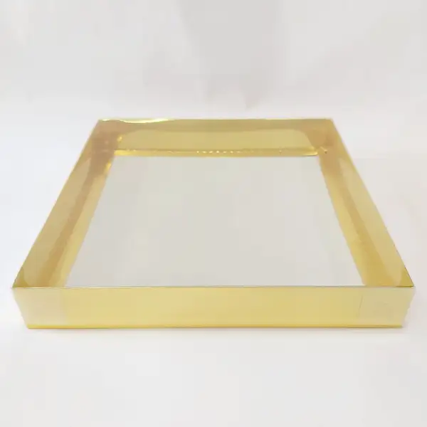 32x32x5 Altın Altı Kartonlu Asetat Kutu