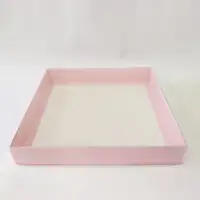 32x32x5 Pembe Altı Kartonlu Asetat Kutu - Görsel 1