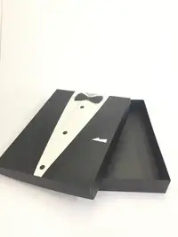 33x26x5 Siyah Damat Figürlü Komple Kutu - Görsel 2