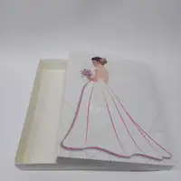 33x26x5 Beyaz Gelin Figürlü Komple Kutu - Görsel 2