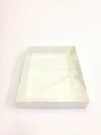 33x26x5 Beyaz Altı Kartonlu Asetat Kutu - Görsel 2