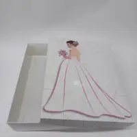 33x26x8 Beyaz Gelin Figürlü Komple Kutu - Görsel 2