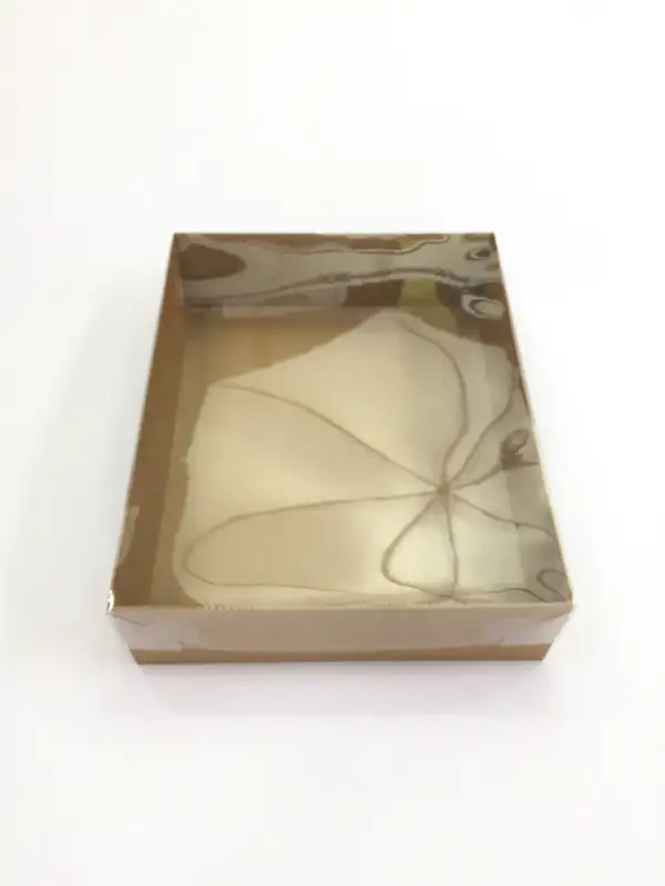 33x26x8 Kraft Altı Kartonlu Asetat Kutu