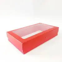 25x15x5 Pencereli Kırmızı Kutu - Görsel 2