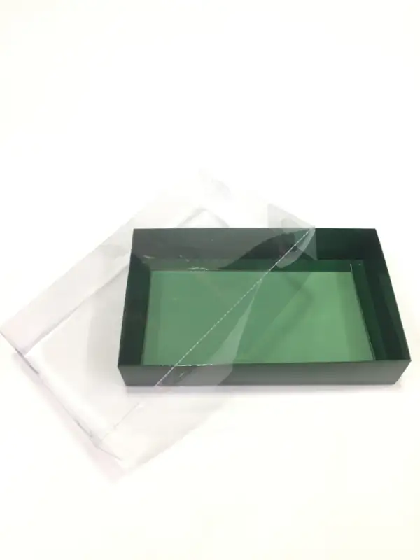 25x15x5 Yeşil Altı Kartonlu Asetat Kutu