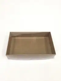 25x15x5 Kraft Altı Kartonlu Asetat Kutu - Görsel 2