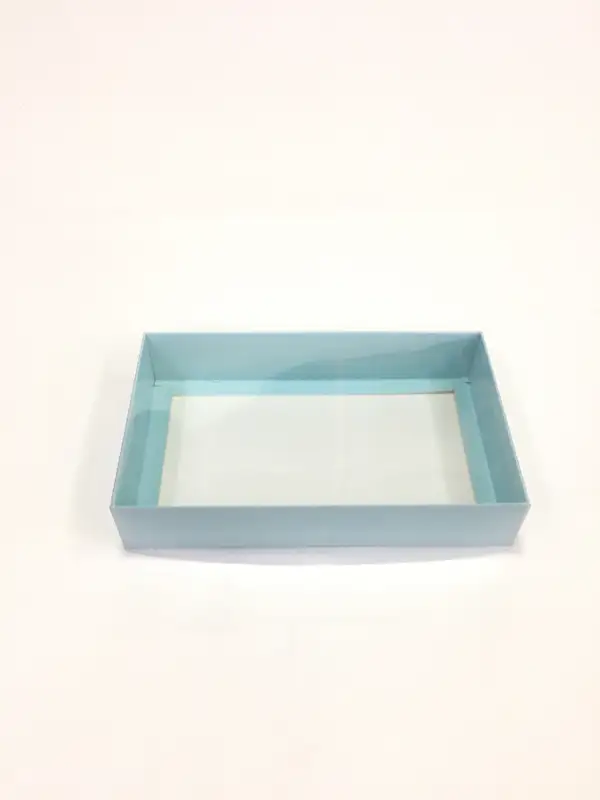 25x15x5 Mavi Altı Kartonlu Asetat Kutu