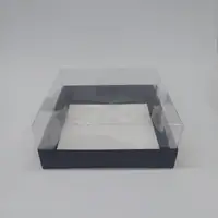 25x25x10 Siyah Altı Kartonlu Asetat Kutu - Görsel 2