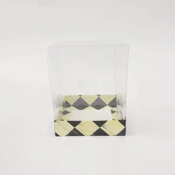 12x12x15 Dama Altı Kartonlu Asetat Kutu