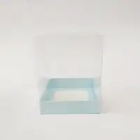 12x12x15 Mavi Altı Kartonlu Asetat Kutu - Görsel 1
