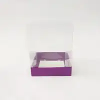 12x12x15 Mor Altı Kartonlu Asetat Kutu - Görsel 1
