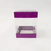 12x12x15 Çiftli Mor Kutu - Görsel 1