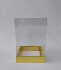 20x20x30 Altın Altı Kartonlu Asetat Kutu - Görsel 1