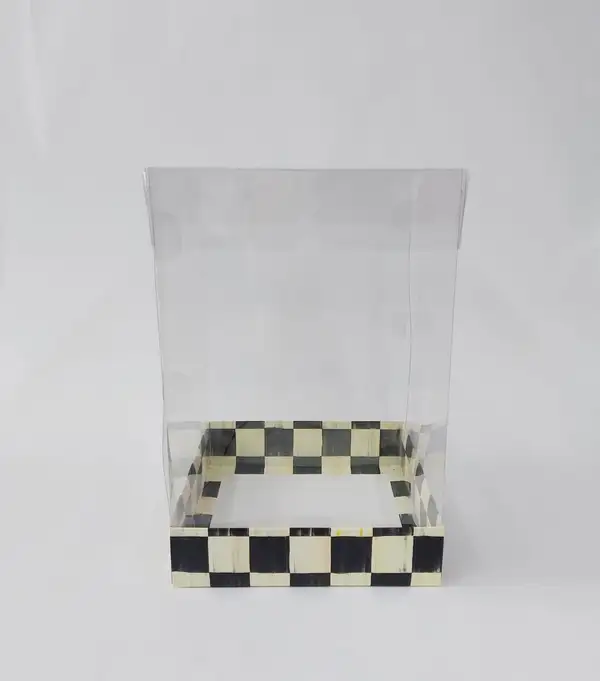 20x20x30 Dama Altı Kartonlu Asetat Kutu