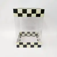 20x20x30 Dama Alt Üst Kartonlu Asetat Kutu - Görsel 1