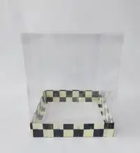 25x25x30  Dama Altı Kartonlu Asetat Kutu - Görsel 1