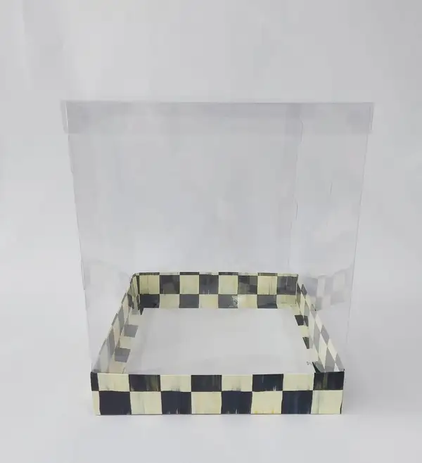 25x25x30  Dama Altı Kartonlu Asetat Kutu