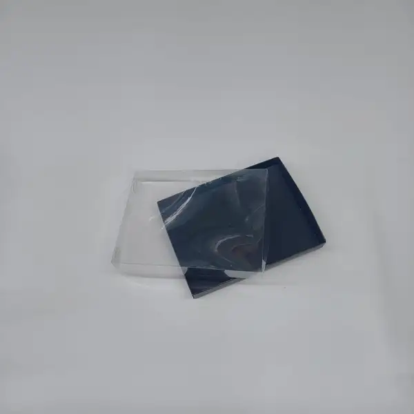 18x14x3 Siyah Altı Kartonlu Asetat Kutu