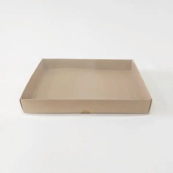 18x14x3 Kraft Altı Kartonlu Asetat Kutu