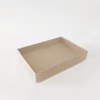 15x11x3 Kraft Altı Kartonlu Asetat Kutu - Görsel 1