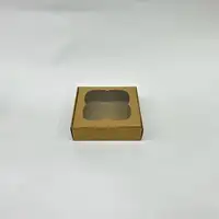 11x11x3 Pencereli Kraft Kutu - Görsel 1