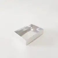 11x8x3 Gümüş Altı Kartonlu Asetat Kutu - Görsel 1
