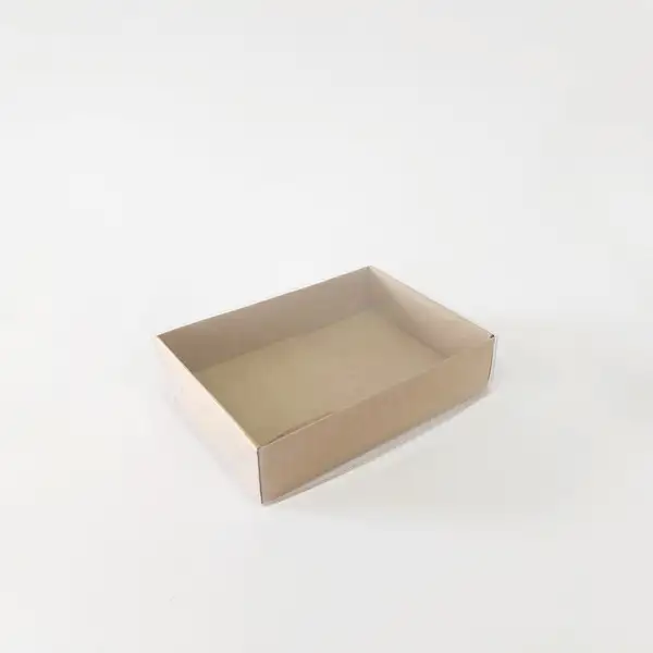 11x8x3 Kraft Altı Kartonlu Asetat Kutu