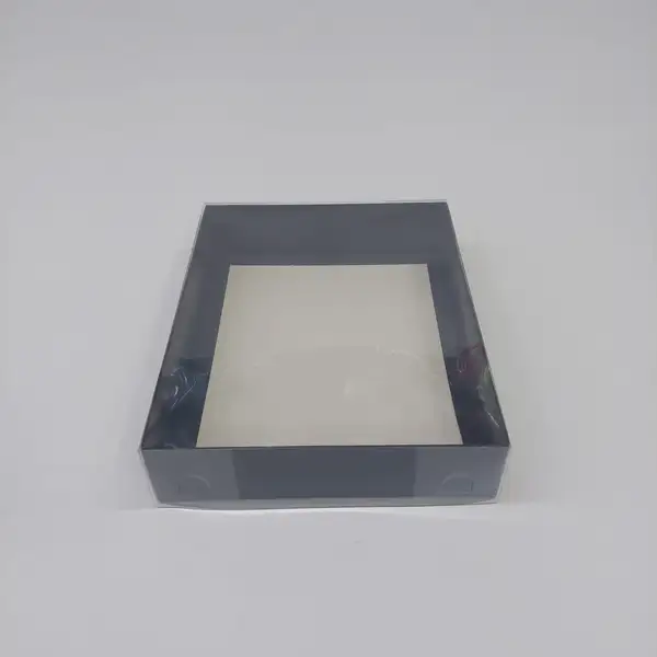25x20x5 Siyah Altı Kartonlu Asetat Kutu