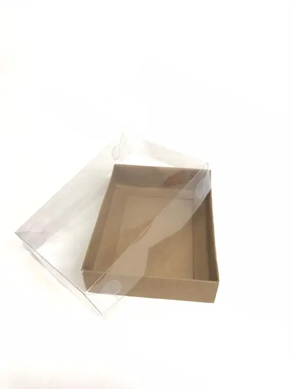 12x9x3 Kraft Altı Kartonlu Asetat Kutu