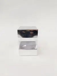 6x6x12 Çiftli Gümüş Kutu - Görsel 1