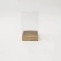 9x9x15 Kraft Altı Kartonlu Asetat Kutu - Görsel 1