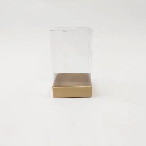9x9x15 Kraft Altı Kartonlu Asetat Kutu