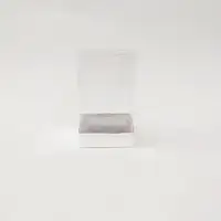 9x9x15 Gümüş Altı Kartonlu Asetat Kutu - Görsel 1
