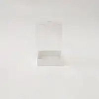 9x9x15 Beyaz Altı Kartonlu Asetat Kutu - Görsel 1