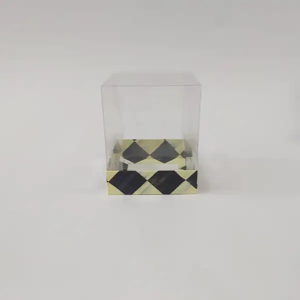 10x10x12 Dama Altı Kartonlu Asetat Kutu