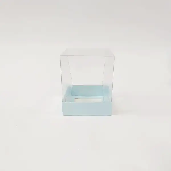 10x10x12 Mavi Altı Kartonlu Asetat Kutu