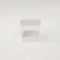 10x10x12 Beyaz Alt Üst Kartonlu Asetat Kutu - Görsel 1